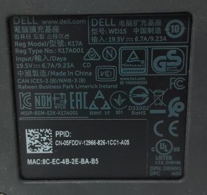 Dell WD15 K17A Docking Station - Image 3