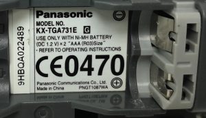 Panasonic KX-TGA731E IP DECT Phone With Answering Machine & Docking Station - Image 3