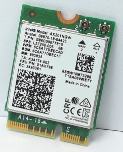 HP EliteBook 830 G7 Wireless Card + Screws AX201NGW