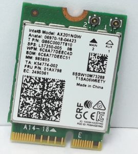 HP EliteBook 830 G7 Wireless Card + Screws AX201NGW - Image 2
