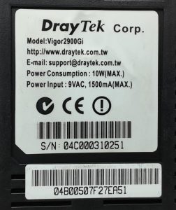 Draytek Vigor2900Gi 54 Mbps Wireless Broadband Router - Image 3