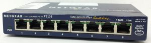 Netgear Prosafe FS108 v2 8- Port 10/100 Fast Ethernet Switch