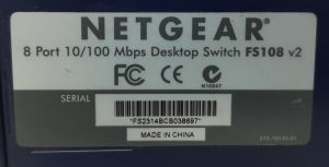 Netgear Prosafe FS108 v2 8- Port 10/100 Fast Ethernet Switch - Image 3