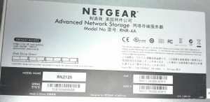 Netgear ReadyNas RNR-4A Advanced Network Storage RN2120 - Image 3