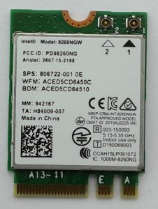 Stonebook Pro P11A Wi-Fi Card + Screws Intel 8260NGW - Image 2