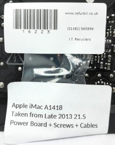 Apple A1418 Power Board + Screws + Cables - Image 3