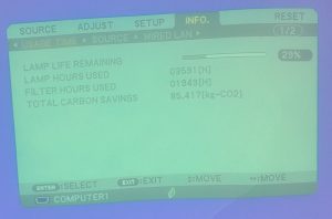 Nec NP-M271X HDMI LCD VGA Projector 3591 Lamp Hours Used - Image 2