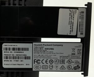 HP t520 - SFF - AMD GX-212JC 1.2GHz - 4GB - 8GB SSD - ThinProOS T7x71018 SP12 - Image 4