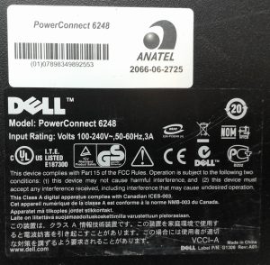 Dell PowerConnect 6248 48 Port Gigabit Ethernet Switch With 2x Uplink Modules & 2x Fibre Module - Image 3