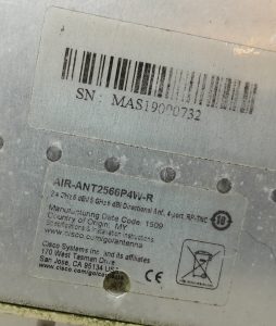 Cisco AIR-ANT2566P4W-R 2.4 GHz 6 dBi/ 5 GHz 6 dBi Directional Antenna 4-Ports RP-TNC Access Point - Image 3