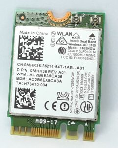 Dell Inspiron 22 3263 Intel 3165NGW Wireless Card Screw + Guard