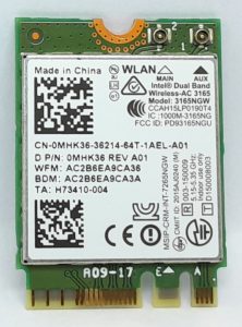 Dell Inspiron 22 3263 Intel 3165NGW Wireless Card Screw + Guard - Image 2