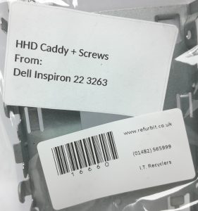 Dell Inspiron 22 3263 HHD Caddy + Screws - Image 3