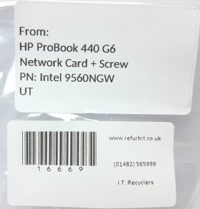 HP ProBook 440 G6 Network Card + Screw PN: Intel 9560NGW UT - Image 3