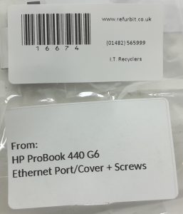 HP ProBook 440 G6 Ethernet Port/ Cover + Screws - Image 3