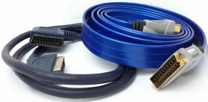 Joblot 2x Mixed Lot SCART to SCART Cables