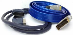 Joblot 2x Mixed Lot SCART to SCART Cables - Image 2