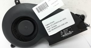 Apple A1419 iMac 17.1 Late 2015 Fan + Screws PN: MG90321V2-C030-S9A - Image 3