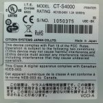 Citizen CT-S4000 Thermal Label Printer - Image 3