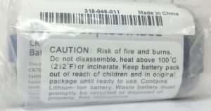 Intermec 1001AB01 Battery - Image 3