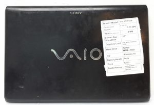Sony PCG-81112M - i7-Q740 1.73GHz - 8MB Ram - 15.6" - 1GB Nvidia Geforce 330M - 120GB SSD - Windows 10 - Image 4