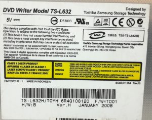 Toshiba Samsung Storage TS-L632 DVD Writer - Image 3