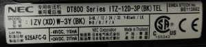 Nec DT800 Series IZV (XD) W-3Y (BK) Desktop Phone - Image 3