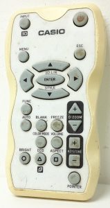 Casio YT-120 Projector Remote