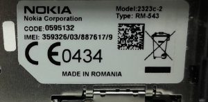Nokia 2323C-2 Vintage Mobile Phone - Locked To T-Mobile - Image 3