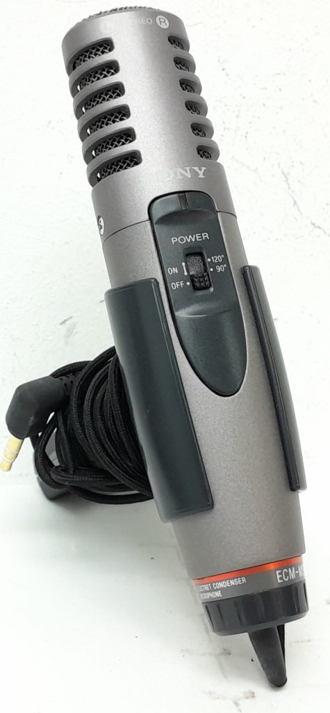 Sony ECM-MS907 Stereo Electret Condenser Microphone Plus Holder
