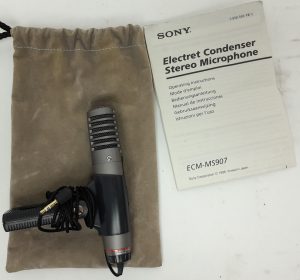 Sony ECM-MS907 Stereo Electret Condenser Microphone Plus Holder - Image 3
