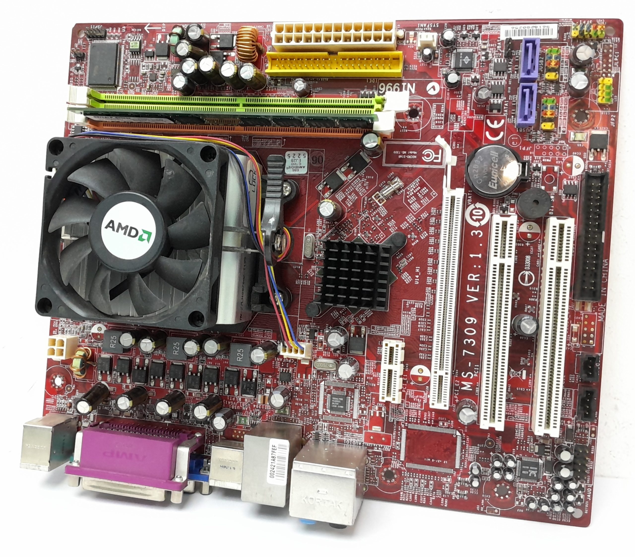 20240730_144019 MS-7309 - AMD Athlon 64 X2 Dual Core Processor 5200 @ 2.70 - 1GB RAM - Motherboard with I/O Shield - Image 1