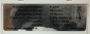 PC Werth SoundField 890-88-417-00 White Speakers (Pair) - Image 3