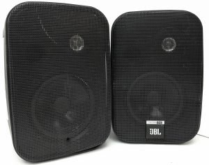 JBL Control One Black Speakers (Pair)