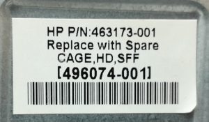 HP 496074-001 (463173-001) SAS HDD Cage Kit - Image 3