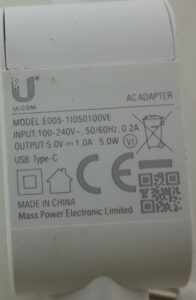 Joblot 2x Ubiquiti E005-1I050100VE USB C Chargers - Image 3