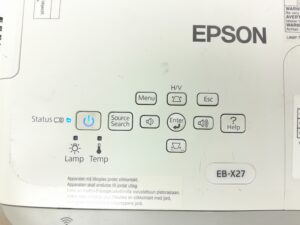Epson H692B EB-X27 VGA HDMI LCD Projector 104 Lamp Hours Used #16462 - Image 6