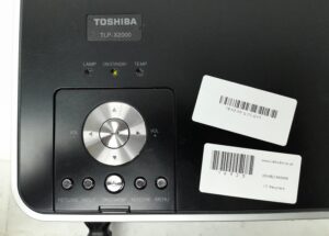 Toshiba TLP-X2000 S-Video VGA LCD Projector 530 Lamp Hours Used - Image 6