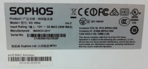 Sophos XG 105w Security Firewall - Image 3