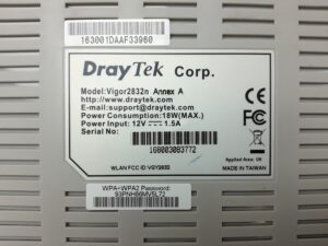 Draytek Vigor2832n Annex A ADSL2+ Security Firewall - Image 3