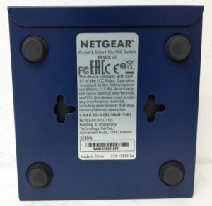 Netgear ProSafe FS105 V3	5 Port 10/100 Switch - Image 3