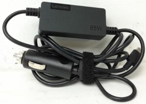 Lenovo 40AK 65W USB-C DC Travel Adapter Car Charger - Image 2