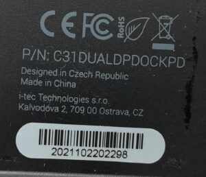 i-tec C31DUALDPDOCKPD USB-C Docking Station - Image 3