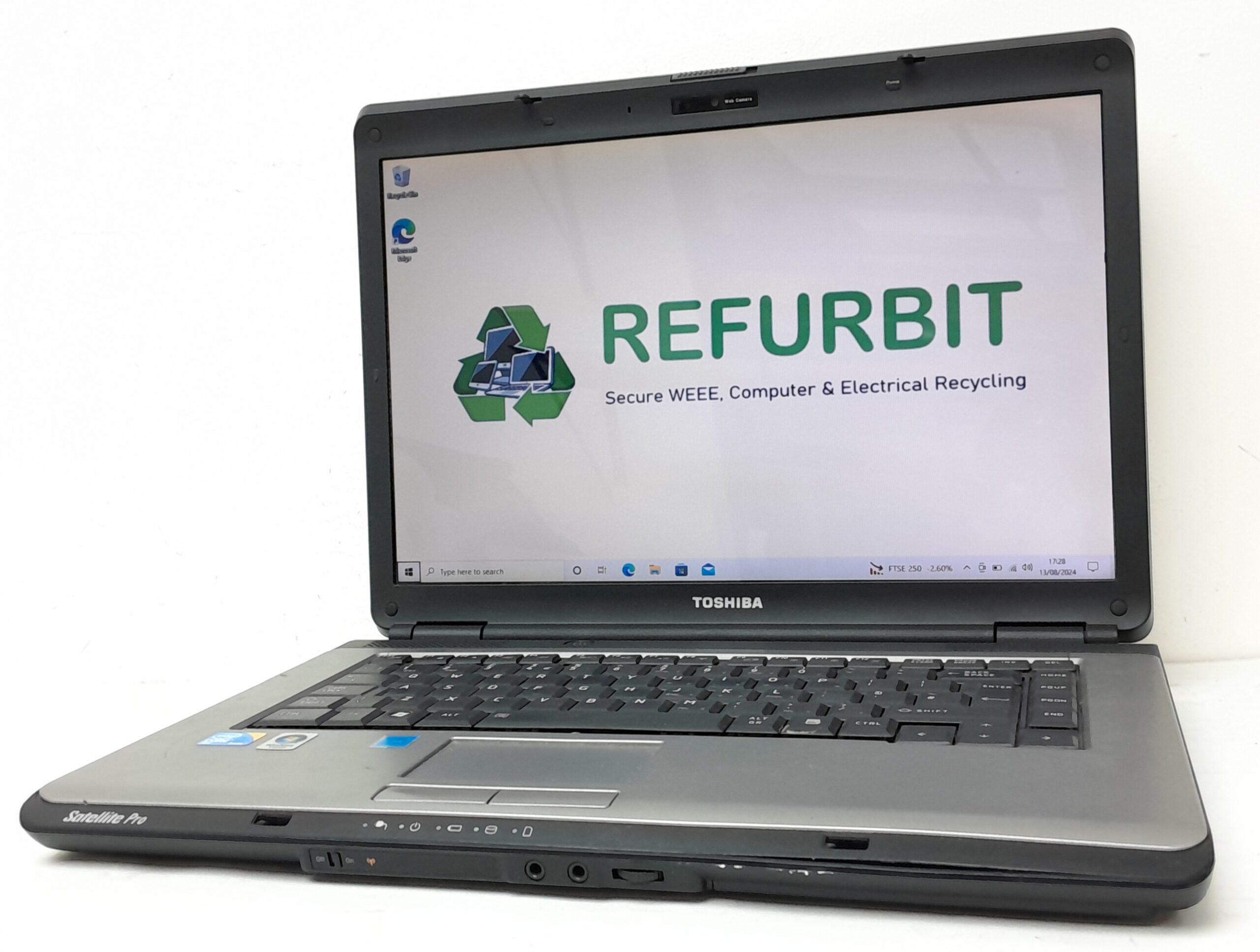 20240813_172841 Cheap Windows Laptop - Toshiba Satellite Pro L300-29D (PSLB9E-04G007EN) - Celeron 2 Duo T5870 2GHz - 2GB Ram - 15.4" - 250GB HDD - Windows 10 Pro - Image 1