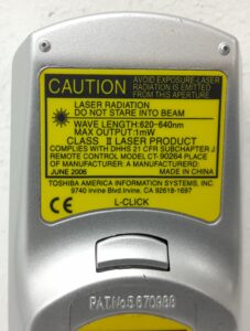Toshiba Projector Remote Control CT-90264 With USB Remote Receiver Unit - Image 3