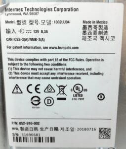 Intermec Charging Dock For Barcode Scanner CK70/CK71 1002UU04 - Image 3