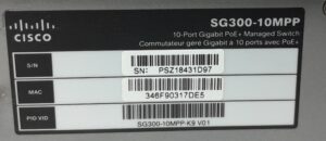 Cisco Managed Gigabit Switch 10 Ports PoE+ SG300-10MPP - Image 3