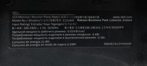 Dell VGA LCD Monitor DVI 23" E2314Hf - Image 3