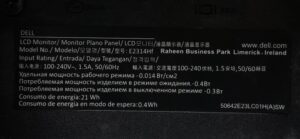 Dell VGA LCD Monitor DVI 23" E2314Hf - Image 3