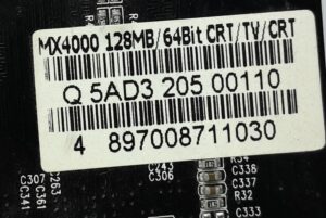 Graphics Card 128MB 64Bit CRT/TV/CRT MX4000 - Image 3